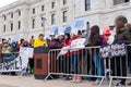 Stoneman Douglas Student Speaks at Rally Royalty Free Stock Photo